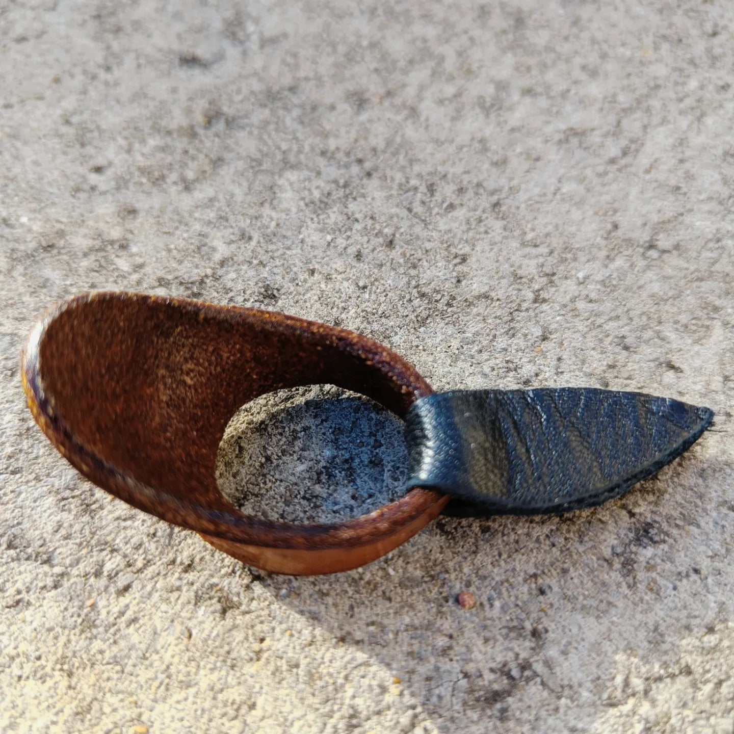 Hardened Leather Thumb ring