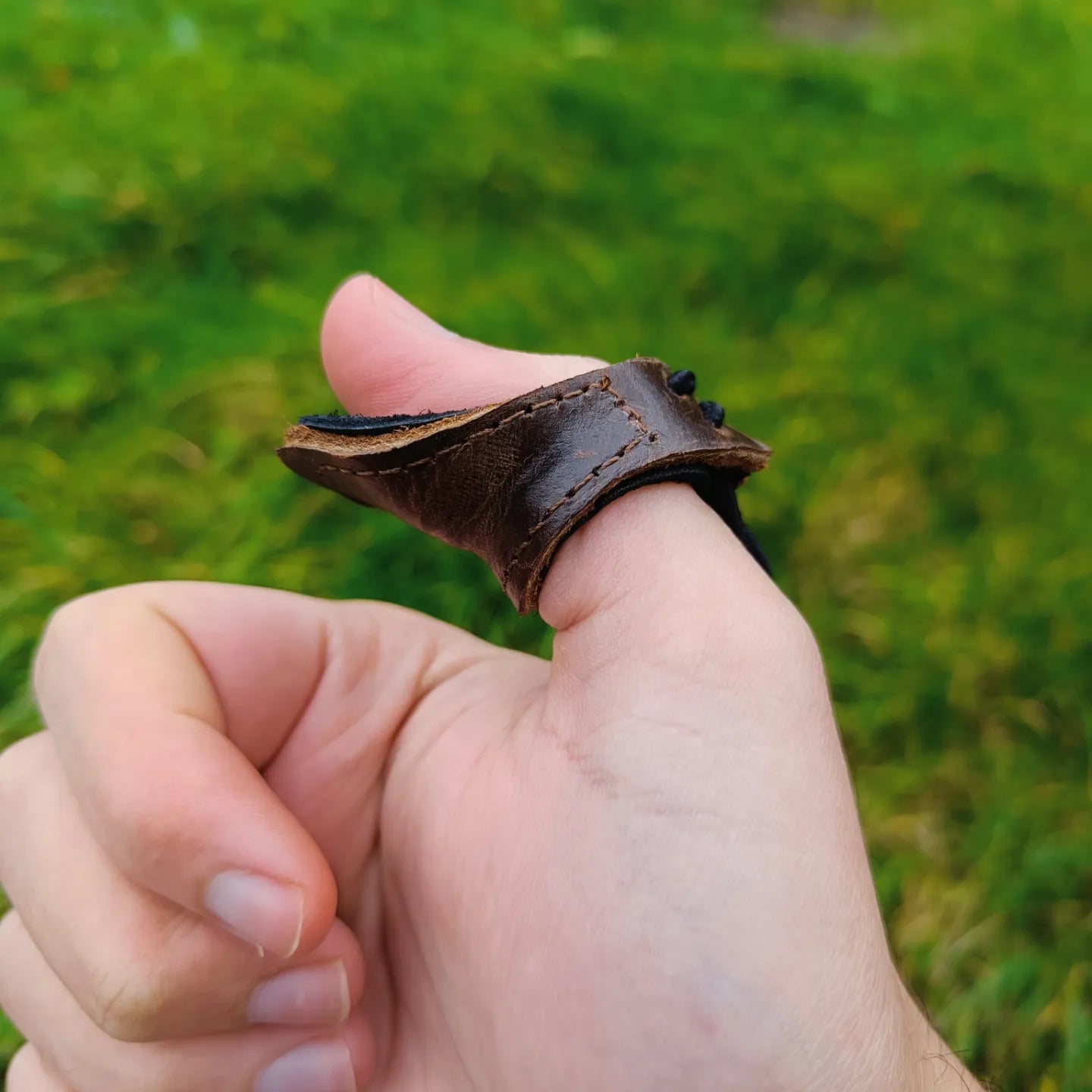 Leather Thumb ring