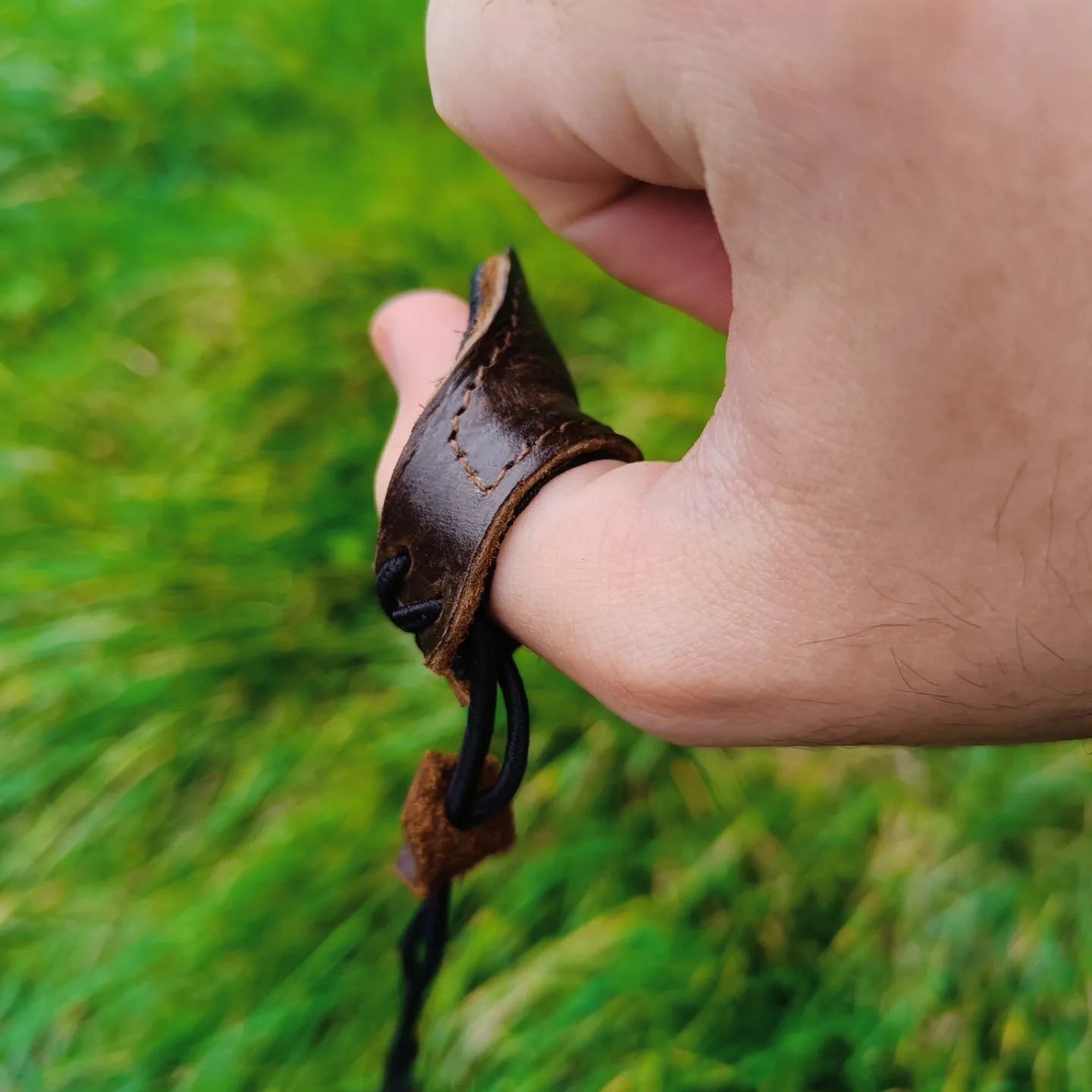 Leather Thumb ring