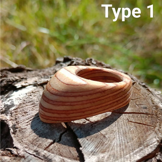 Wooden Thumb Ring