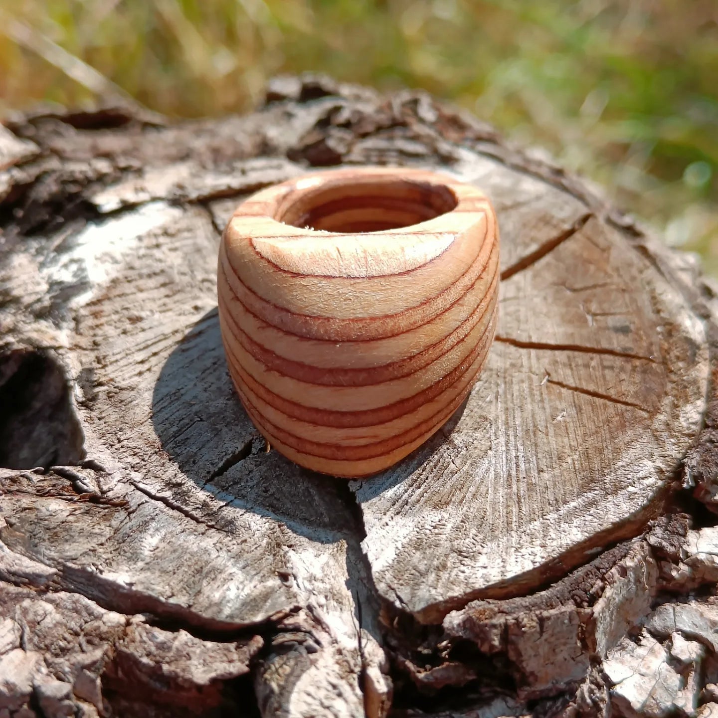 Wooden Thumb Ring