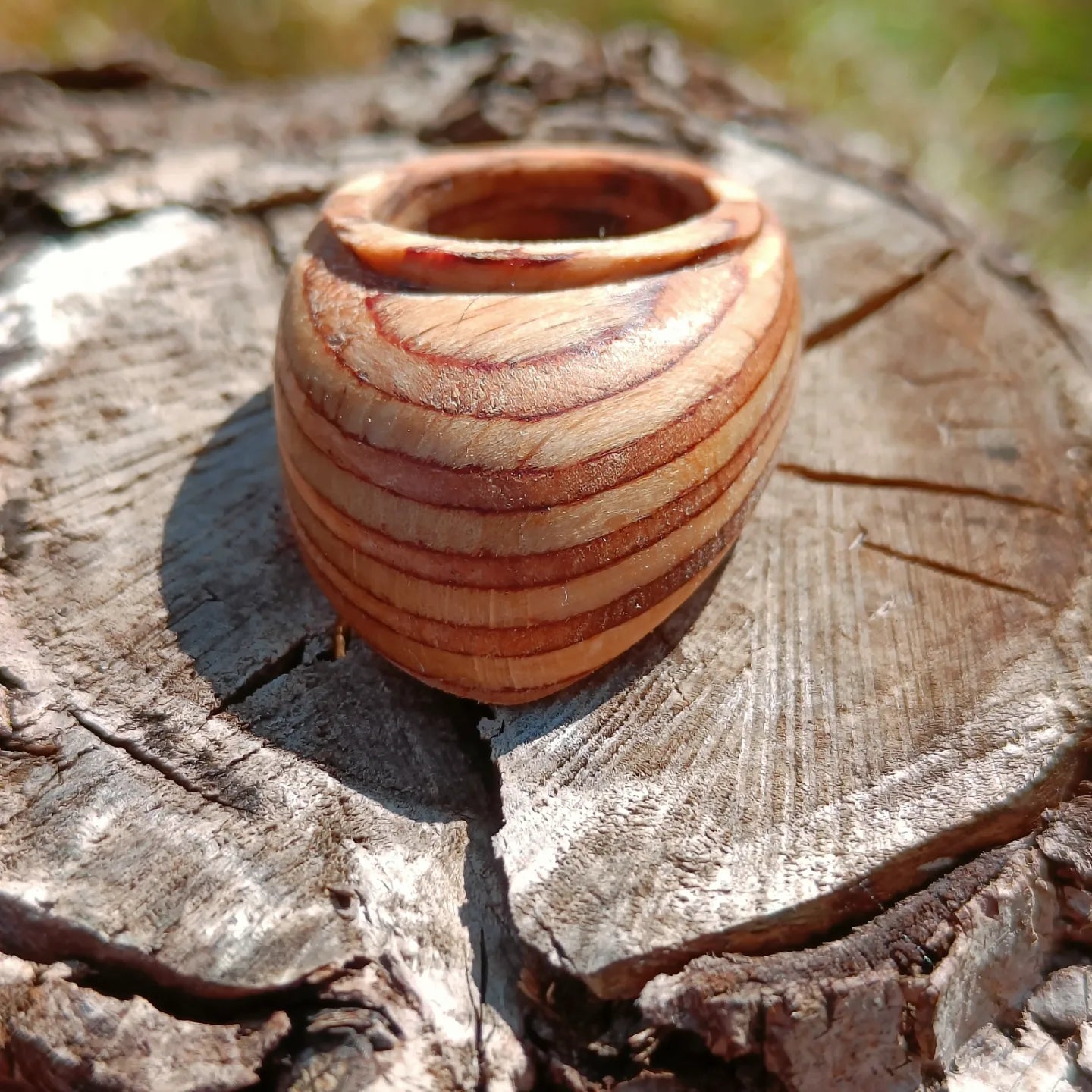 Wooden Thumb Ring