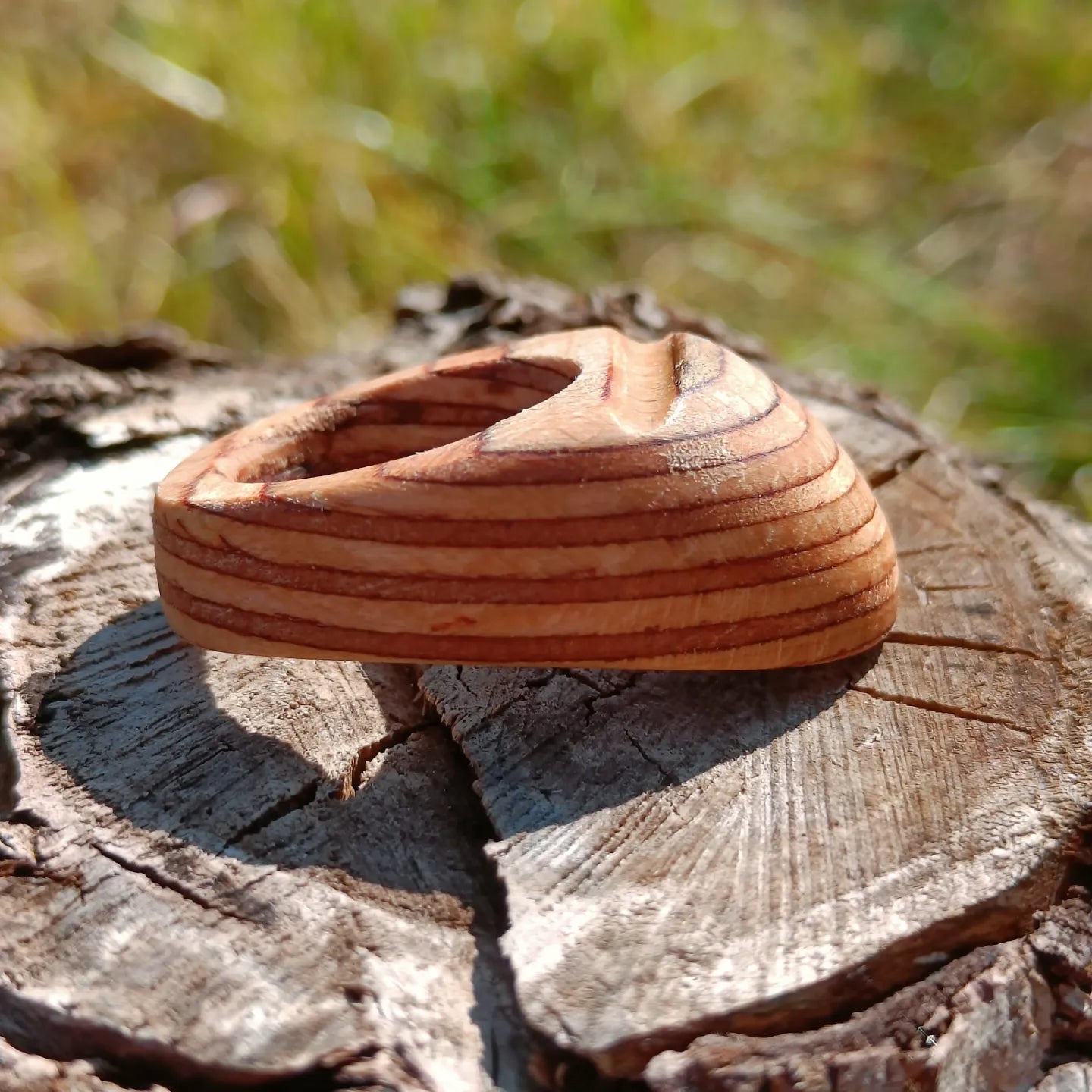 Wooden Thumb Ring