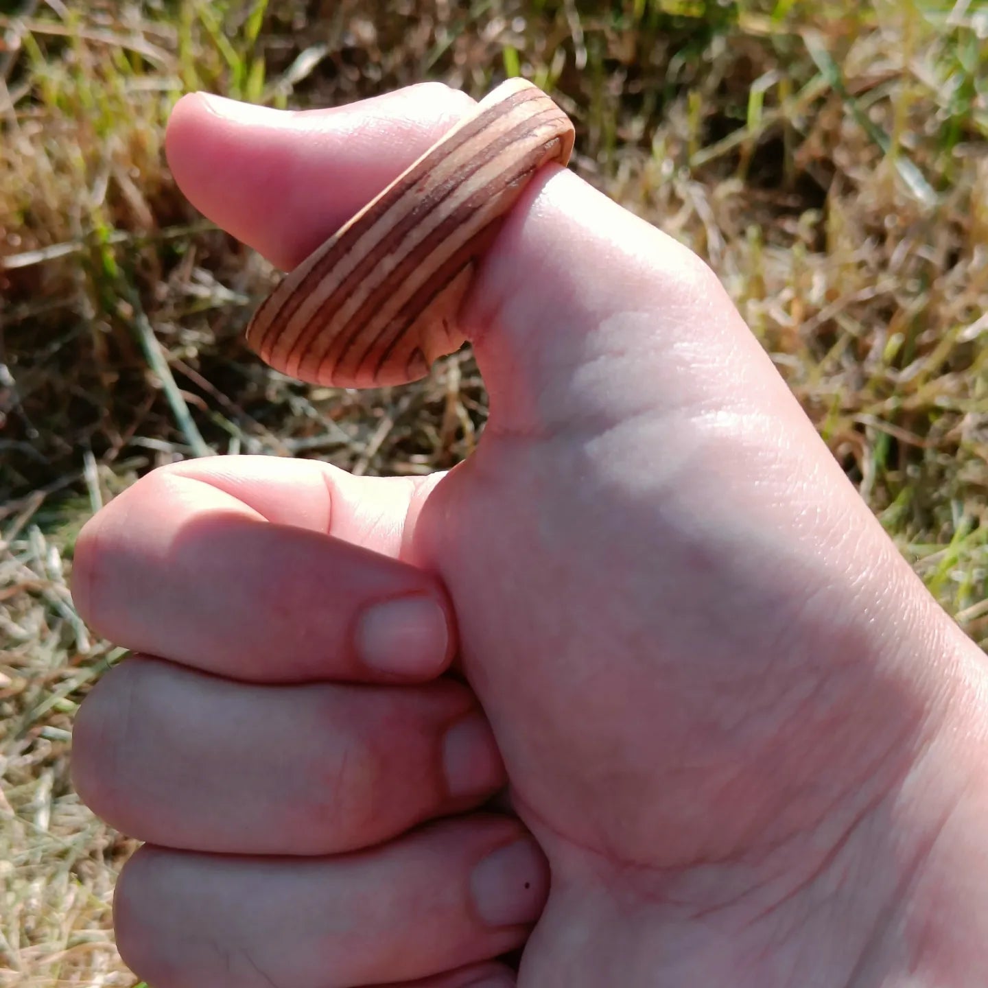 Wooden Thumb Ring